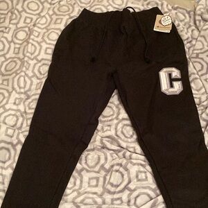 New Champion Reverse Weave Black Sweatpants Men’s Medium
